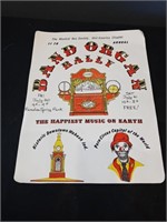 Bandorgan rally circus poster
