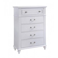 Elements Alana White Highboy Chest