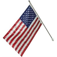 USA Flag Pole Set 72 in Flag Pole 60 in x 36in