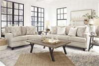 Ashley 156 Claredon Linen Sofa & Love Seat