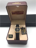 Jules Jurgensen Genuine Diamond Quartz Watch