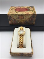 Earth Gems Watch Collection Ladies Gold Watch