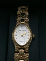 Waltham Diamond Quartz Ladies Gold Watch