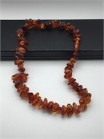 Genuine Vintage Chunky Amber Nugget Necklace
