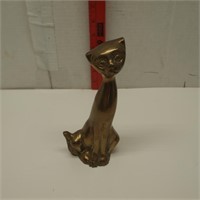 Brass Cat Figurine