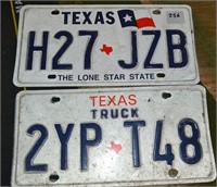 Two Texas Plates
