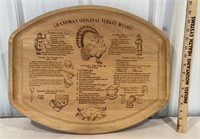 Grandmas original turkey carving board