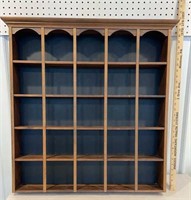 Wall hanging shelf with cubbies