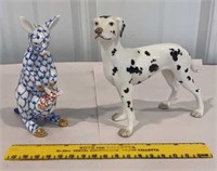 2 small Lenox(?) - Dalmatian and Kangaroo