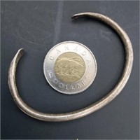 Bracelet "cuff" en argent 925