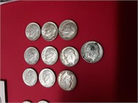 SILVER DIME LOT OF 10