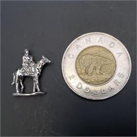 Pendentif homme sur cheval en argent 925