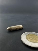 Pendentif munition en argent 925