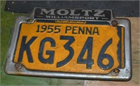 1955 PA Plate