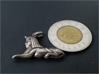 Pendentif chat égyptien en argent 925