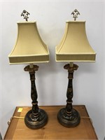 Beautiful pair of table lamps