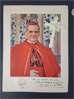 Tableau portrait autographié Cardinal Paul-Émile L