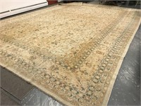 Palace size hand knotted rug