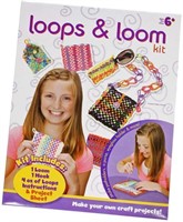 Potholder Loops, Loom, Hook Kit – Includes