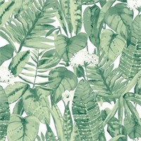 Tempaper Jungle Green Tropical Designer Removable