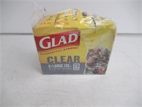 "As Is" Glad Clear Garbage Bags - Extra-Large 135