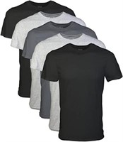 5-Pk Gildan Men's LG Crew T-Shirts, Multipack,