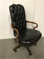 Century Furn leather tufted executive office chair