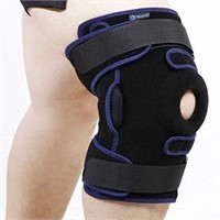 Nvorliy Plus Size Hinged Knee Brace Dual Strap