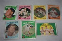 Vintage 1959 Topps Boston Red Sox Baseball Cards