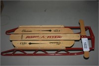 Decorative Radio Flyer Sled