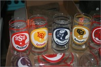 Vintage 1976 Nebraska Football Sam's Glasses