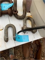 TWO LARGE SHACKLES