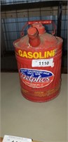 Vintage Delphos 3.79 Liter Gasoline Can