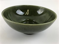 HAEGER Ceramic Fruit Bowl 8" diam x 3.5" H. No