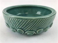 Vintage Teal Blue McCoy Pottery Bowl