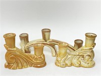 3pc FRANKOMA CANDLE HOLDERS
