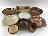 9 Various FRANKOMA Serving Dishes.  No chips or