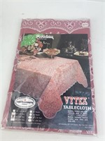 New Old Stock VYTEX Tablecloth 60x90"
