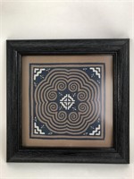Framed Quilted Wall Decor 13x13"