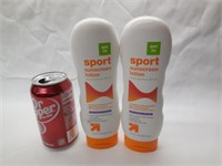 (2) Up&Up Sport Sunscreen Lotion 50 SPF