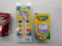 48ct Crayola Crayons & Washable Watercolors