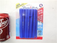 Paper Mate Write Bros. Ballpoint Pens, 20ct, Blue