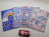 (4) Rainbow/Koala 1-Subject Notebooks, Wide Rule