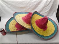 (3) Sombrero Hats