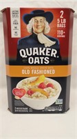 Quaker Old Fashioned Oatmeal 2- 5lbs Bags