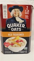 Quaker Old Fashioned Oatmeal 2- 5lbs Bags