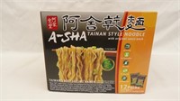 *BB: 6/2021* A-sha Tainan Style Noodles 12pks