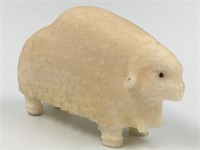 Norbert Thomas ivory carving of a musk ox