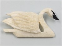 Fred Mayac ivory carving of a goose