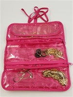 Mary Kay cosmetics bag with fashion jewelry